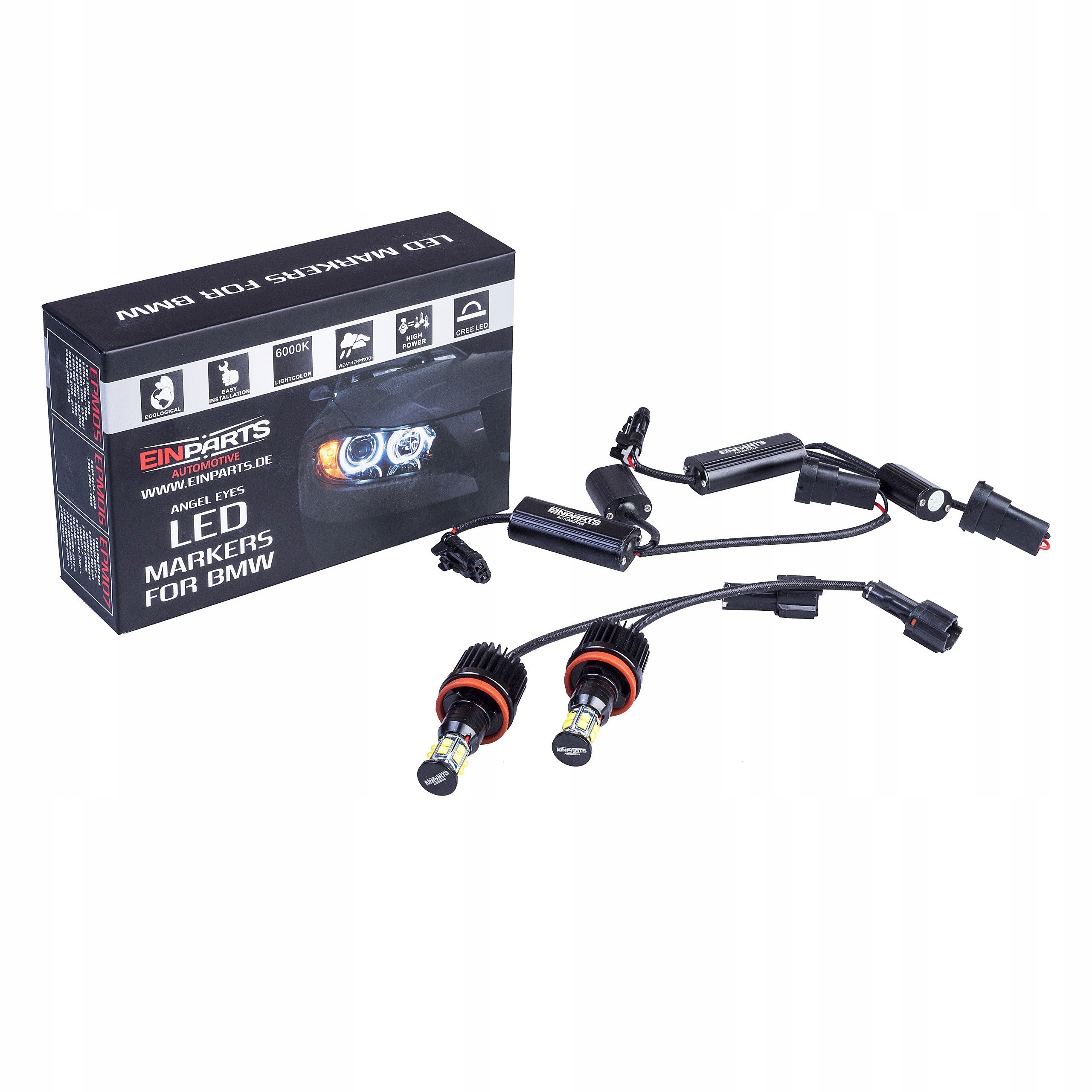 Led obrysové žiarovky EPM07 H8 240W Cree (2x120W)