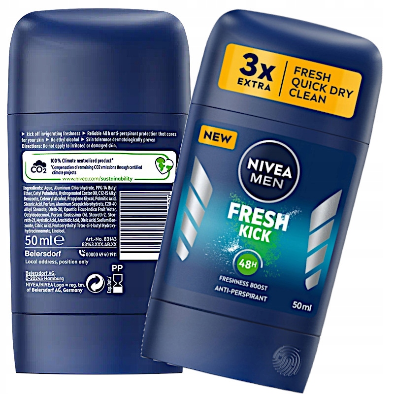 

Nivea Men Sztyft Fresh Kick Orzeżwiający Zapach