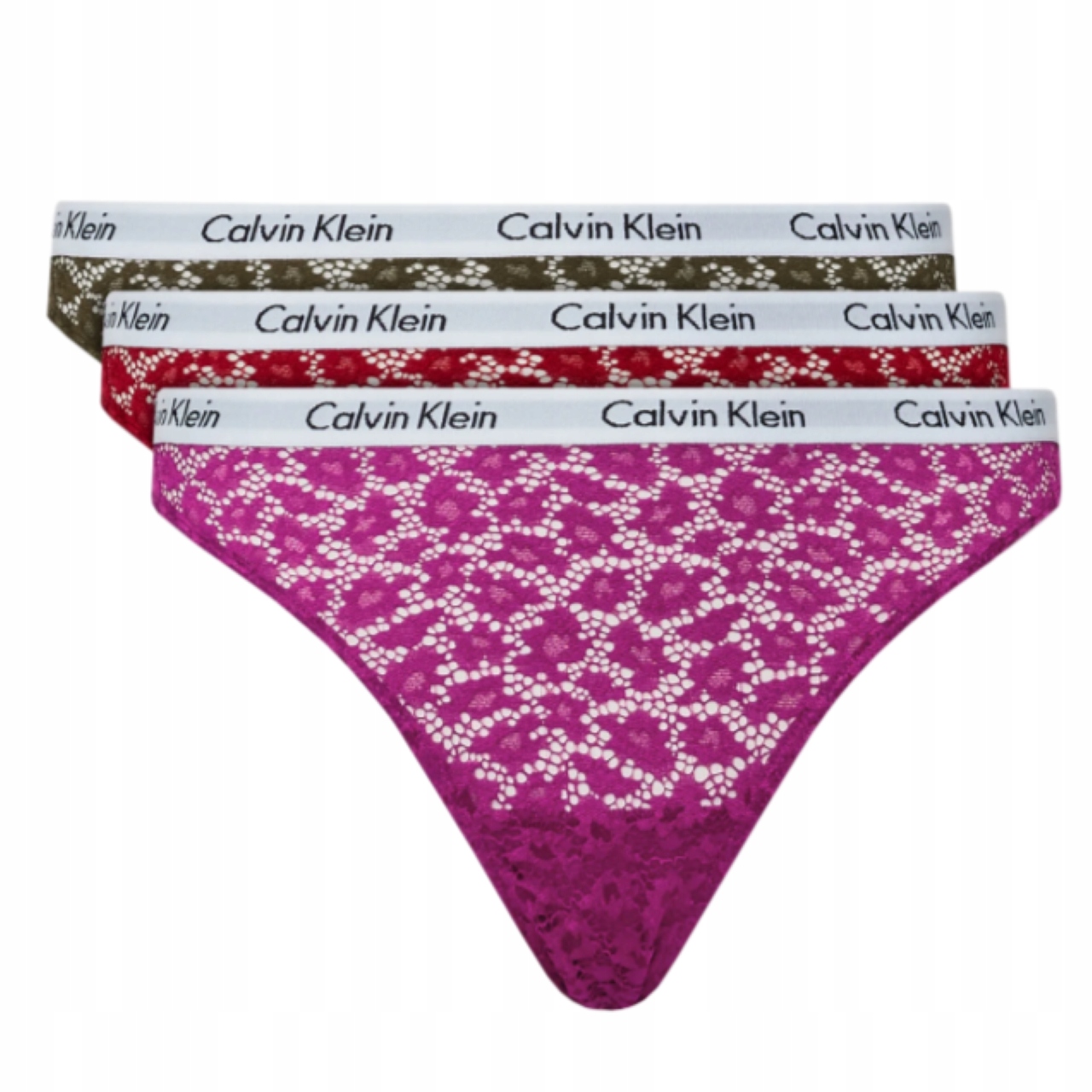 -10% Calvin Klein Dámské Kalhotky 3-PACK Bikiny S