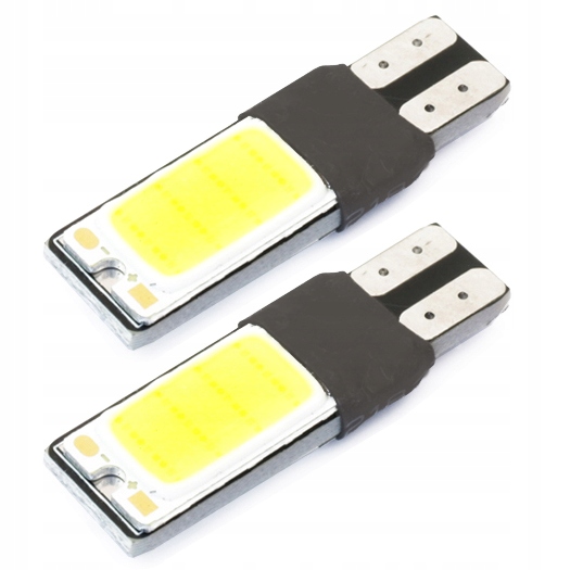 

2x Led W5W 2 diody Cob T10 Canbus Żarówka Can Bus