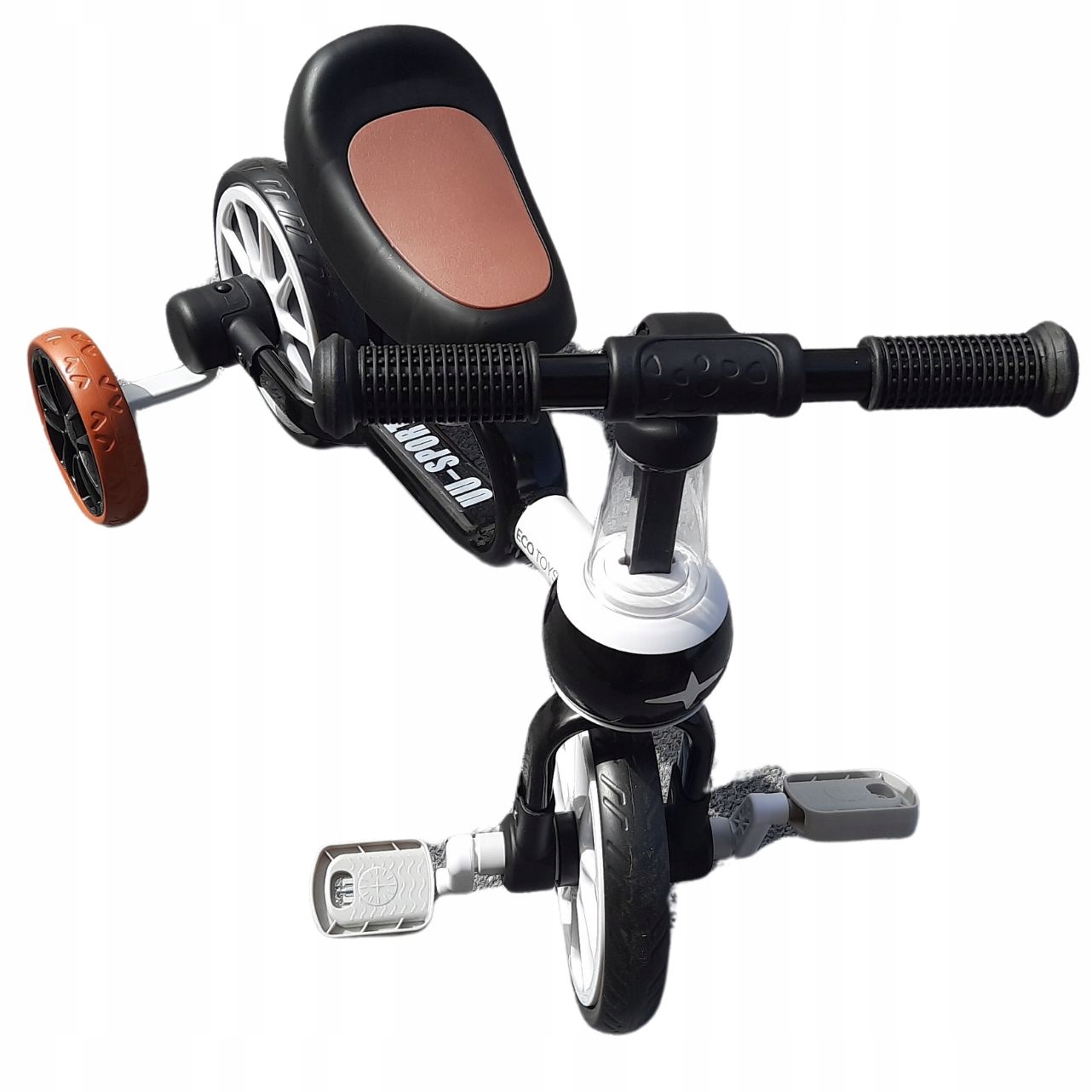 ROWEREK BIEGOWY DLA DZIECKA 4w1 Z PEDAŁAMI KÓŁKA BOCZNE REGULOWANY ROWER Bohater brak