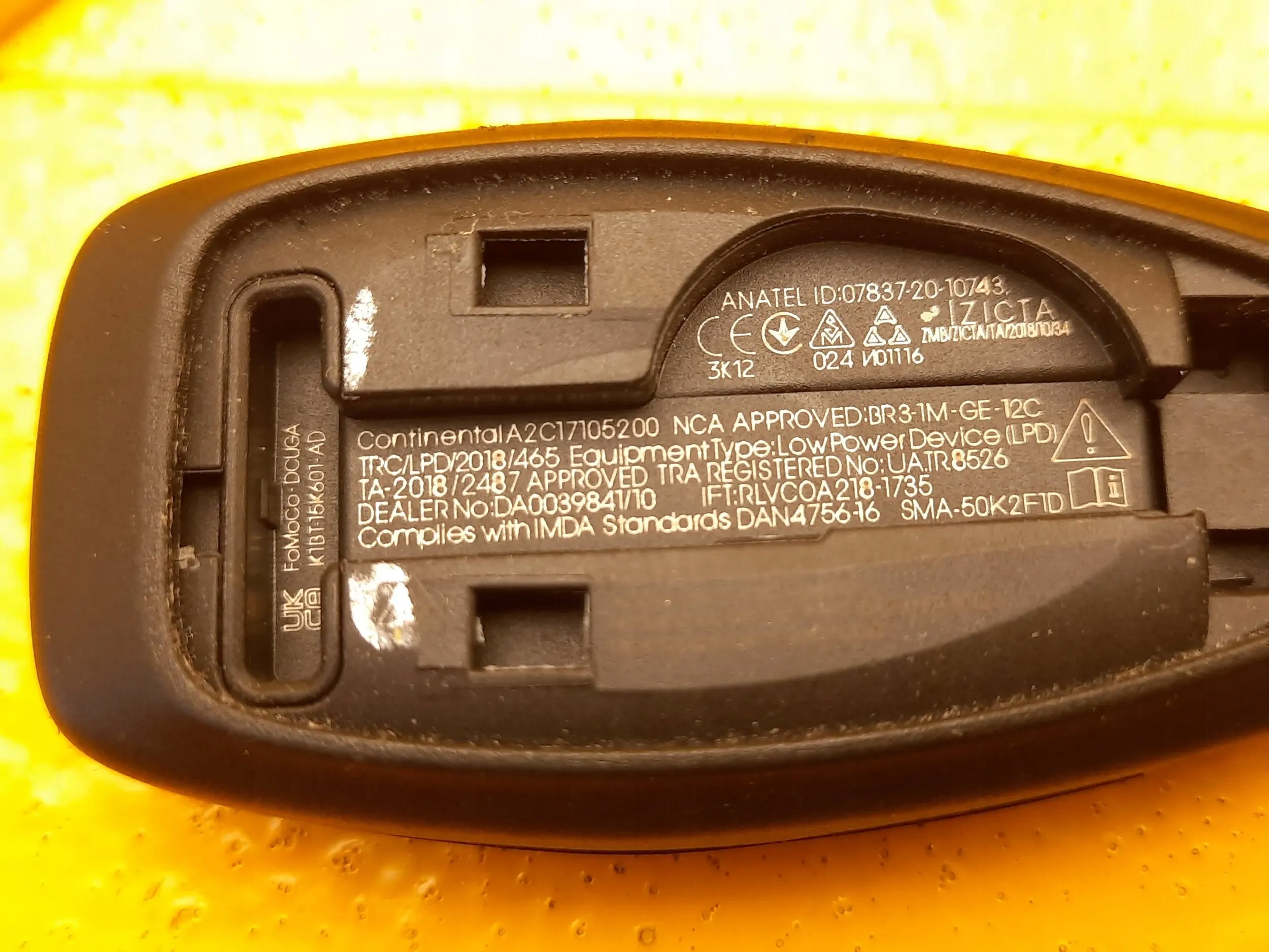 Ford Focus MK4 IV KLUCZYK PILOT 18r.- Numer katalogowy części SMA-50K2F1-D