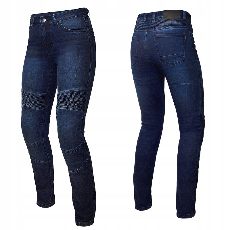 Dámske Džínsové Motocyklové Nohavice S Chráničmi