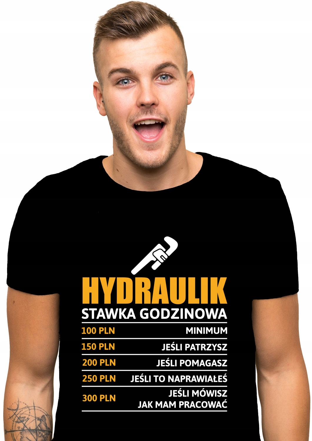 

koszulka Hydraulik stawka godzinowa instalator