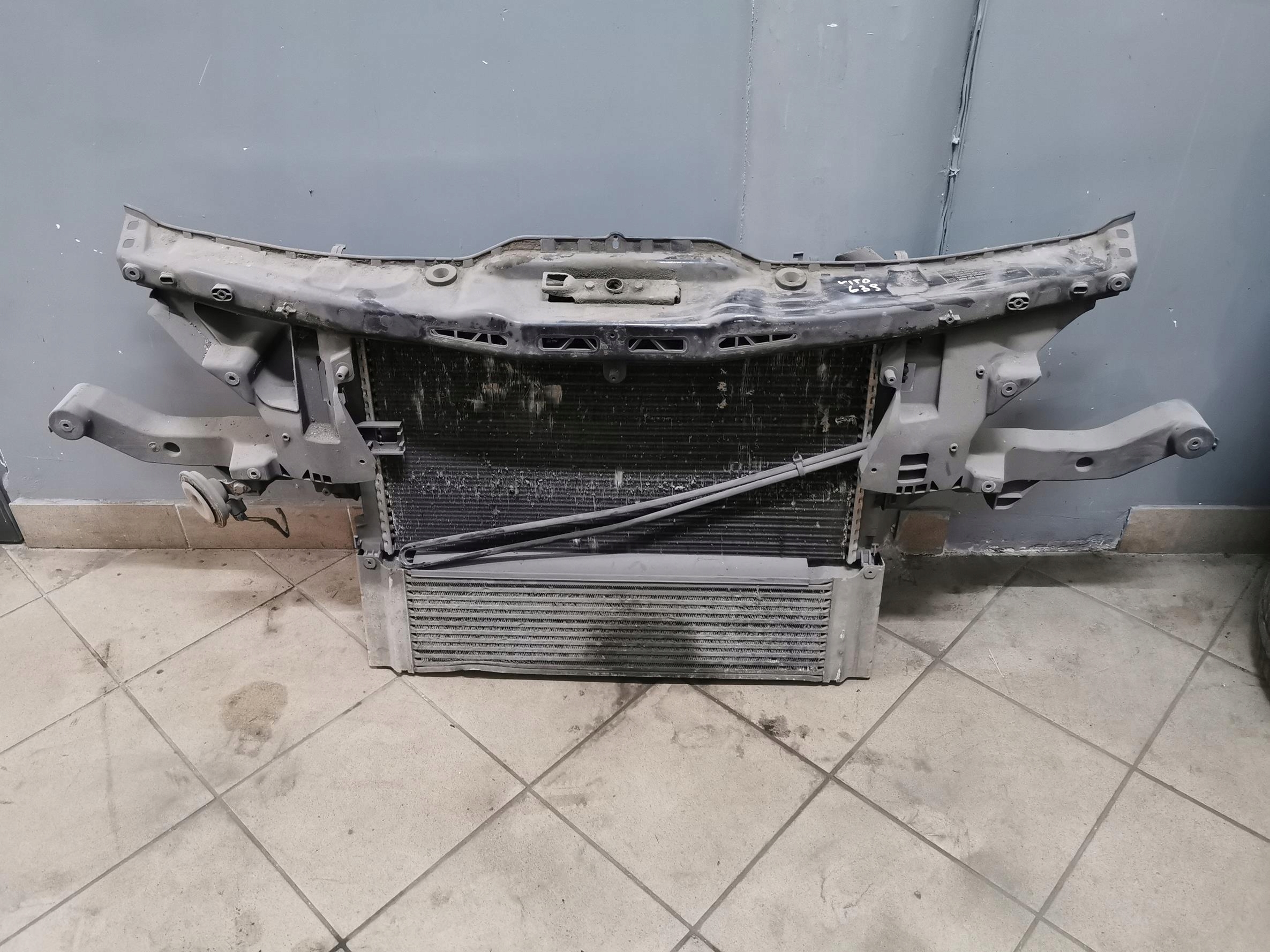 support panel for radiators complete MERCEDES VITO W639 2.2 CDI