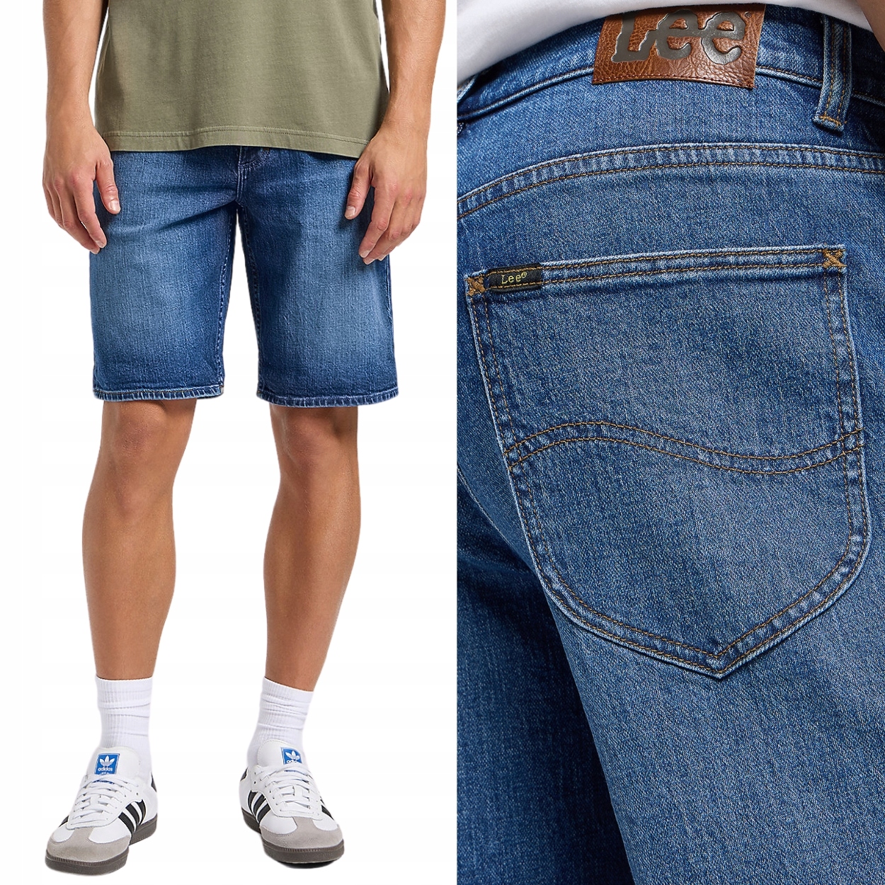 Lee Legendary Shorts Calvin Džins krátké kraťasy džínové šortky W38