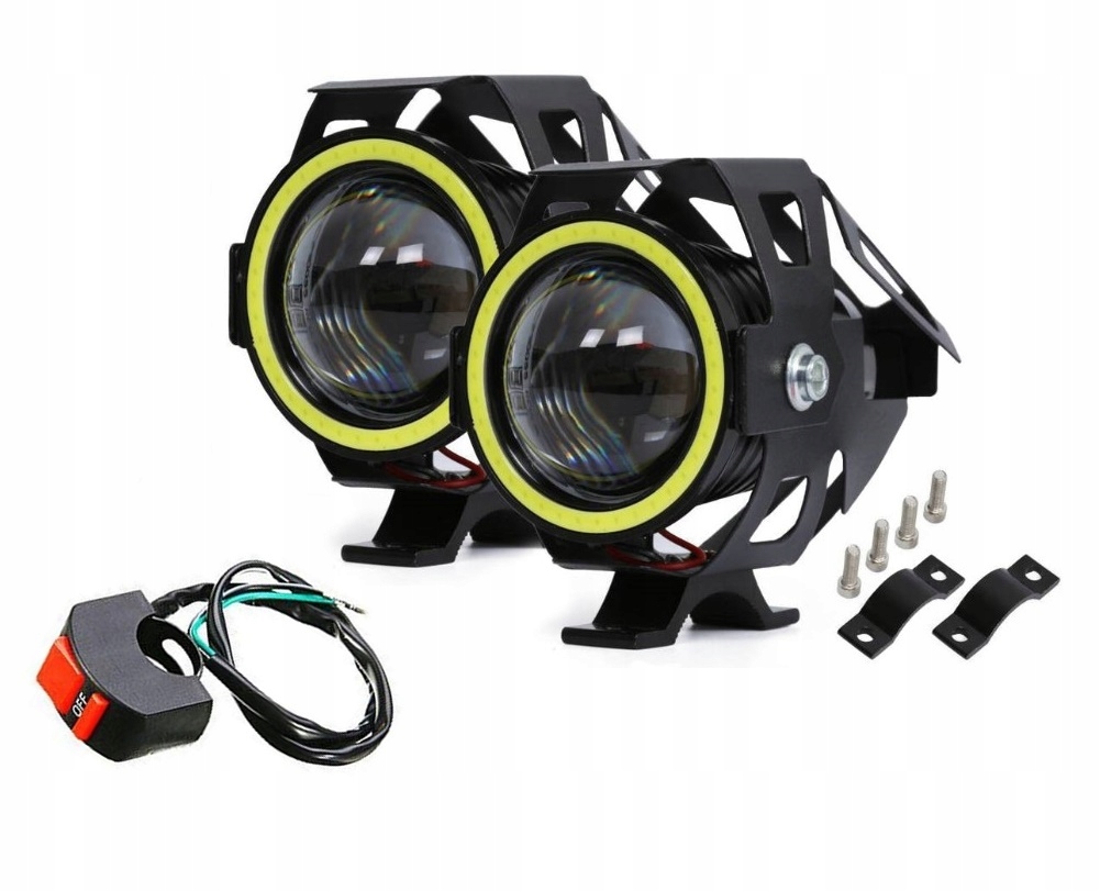 26 700 - Галогенні світлодіодні фари QUAD лампа + перемикач