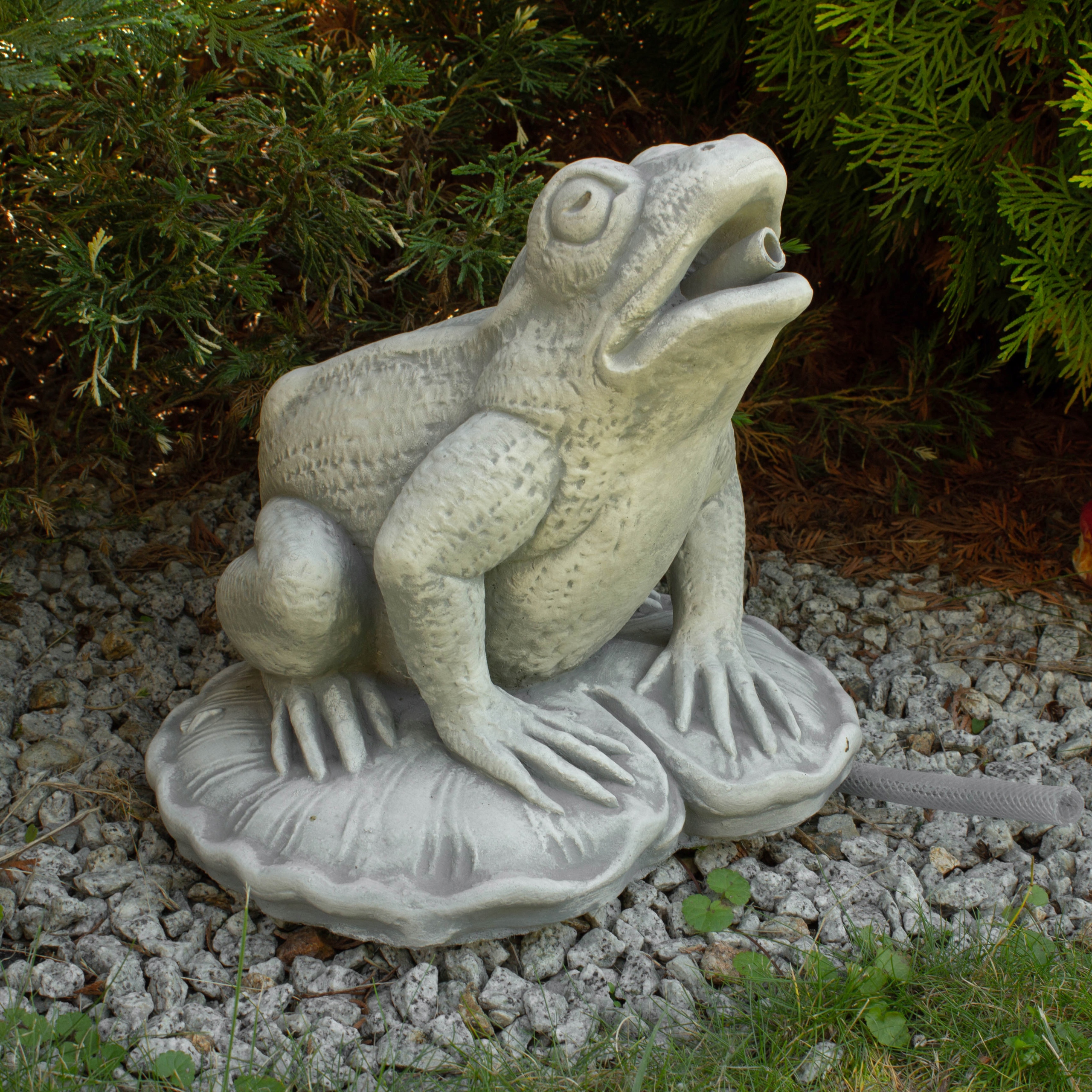 Fontanna Żaba Żabka Figury Ogrodowe Oczka wodnego Typ rzeźba (figura)