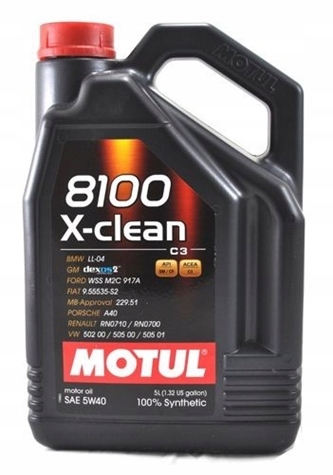 

Motul 8100 X-clean 5W40 5L