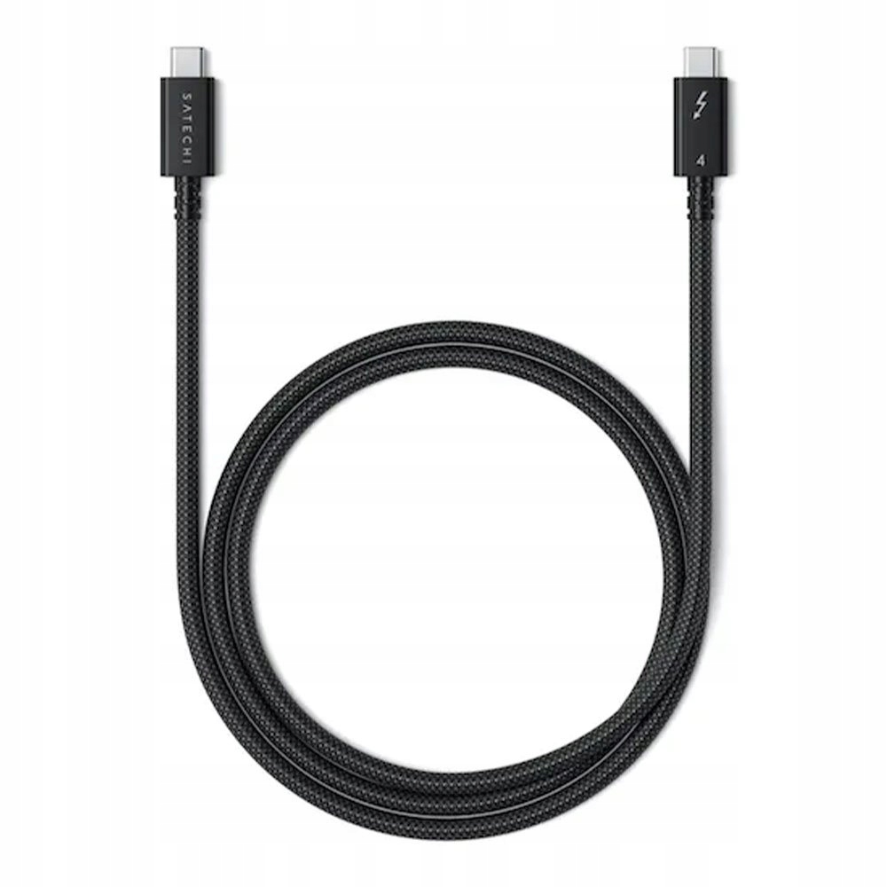 Satechi ST-YTB100K Thunderbolt 4 Pro Braided, 1m, černý