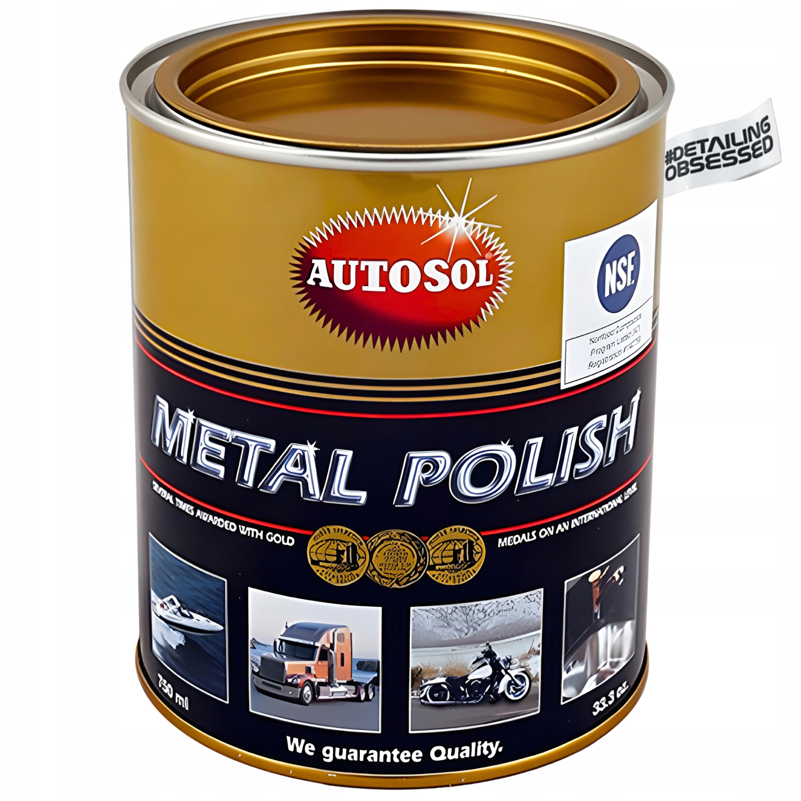 AUTOSOL METAL POLISH pasta polerska do wszystkich części metalowych 750ml