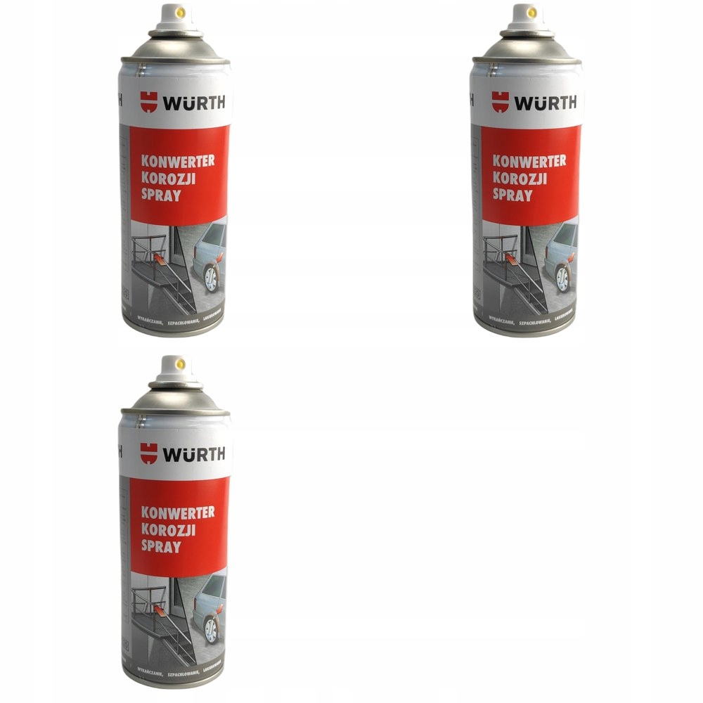 Wurth Antikorózny sprej na hrdzu, konvertor 400 ml sada 3 ks