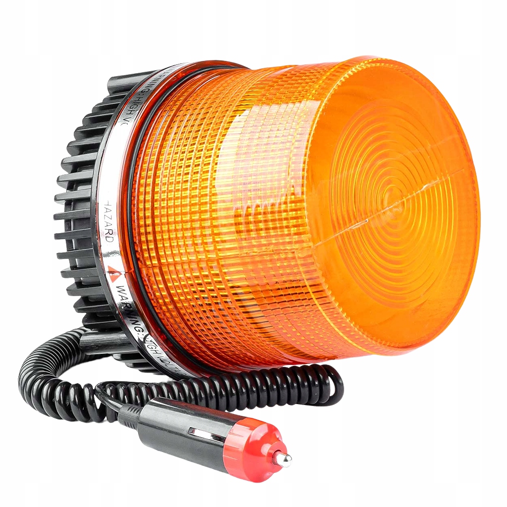 Lampa stroboskopowa ostrzegawcza LED 24V kogut LED MAGNES pod zapalniczkę Numer katalogowy części GP01277