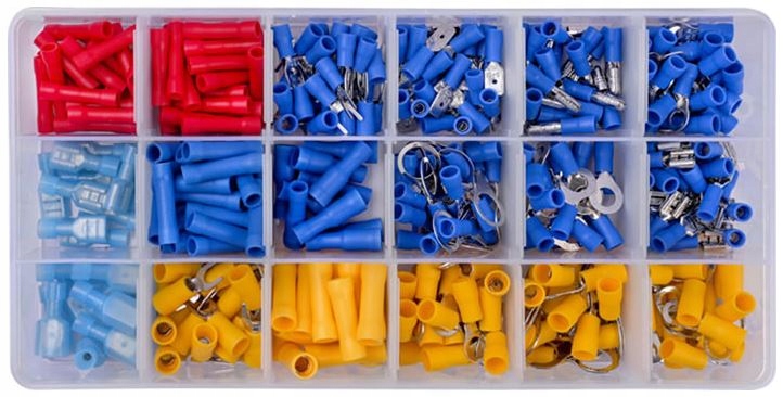 ZESTAW KONEKTORÓW W KOSZULCE TERMO MIX 360 SZTUK