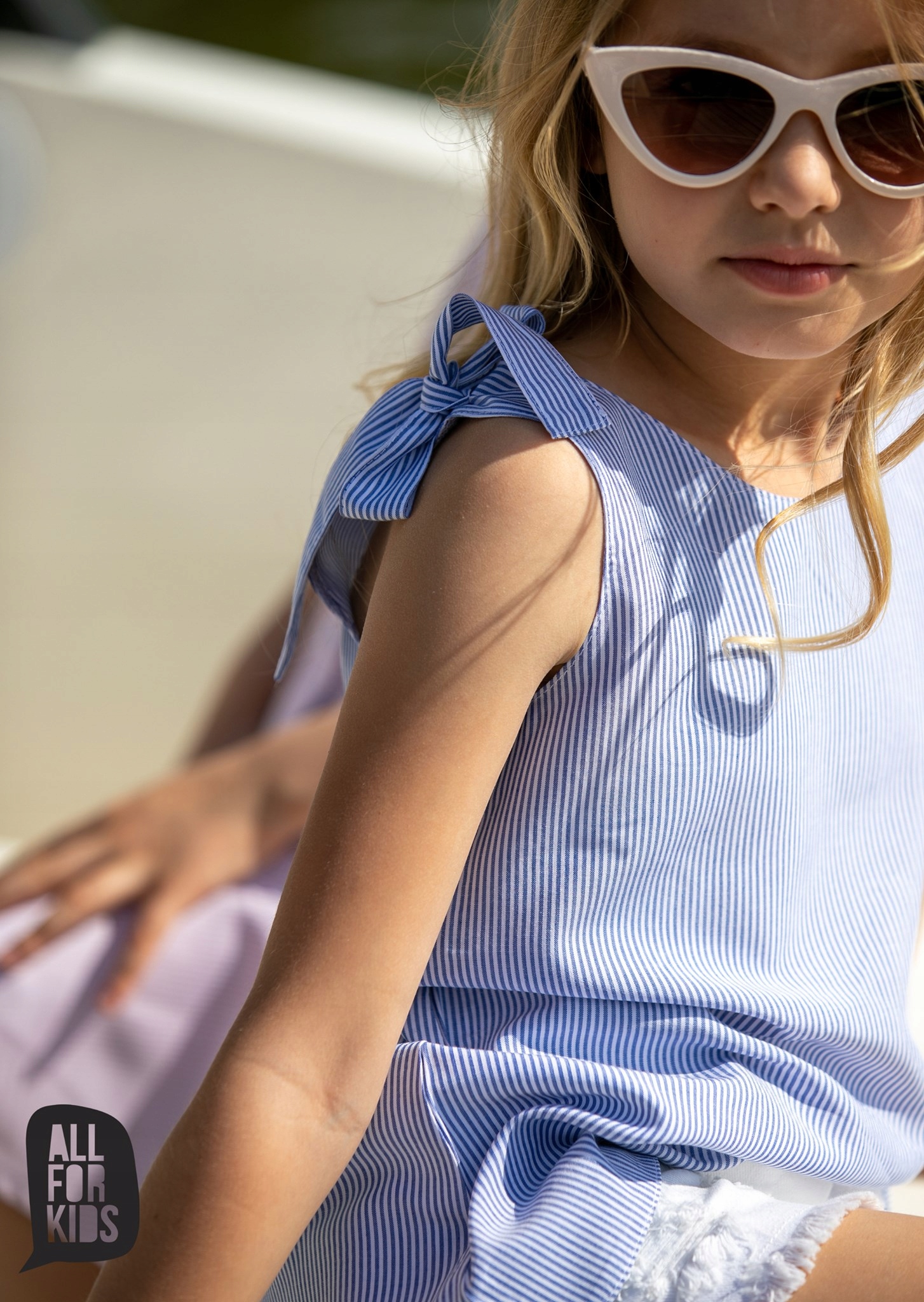 BLUZKA All For Kids 128 134 PASKI kokardki TOP Marka All For Kids