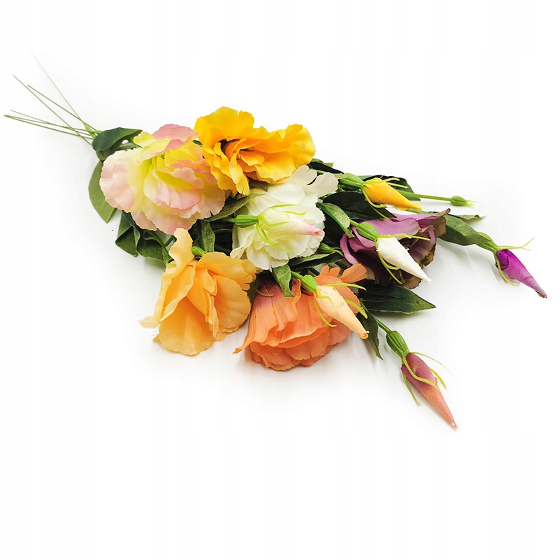 

Eustoma bukiet kwiaty sztuczne gałązka 6szt