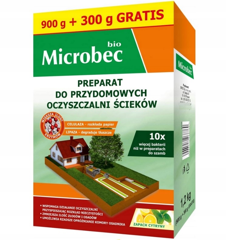 

10x Mocniejszy Bio Microbec 900G 300G Gratis!