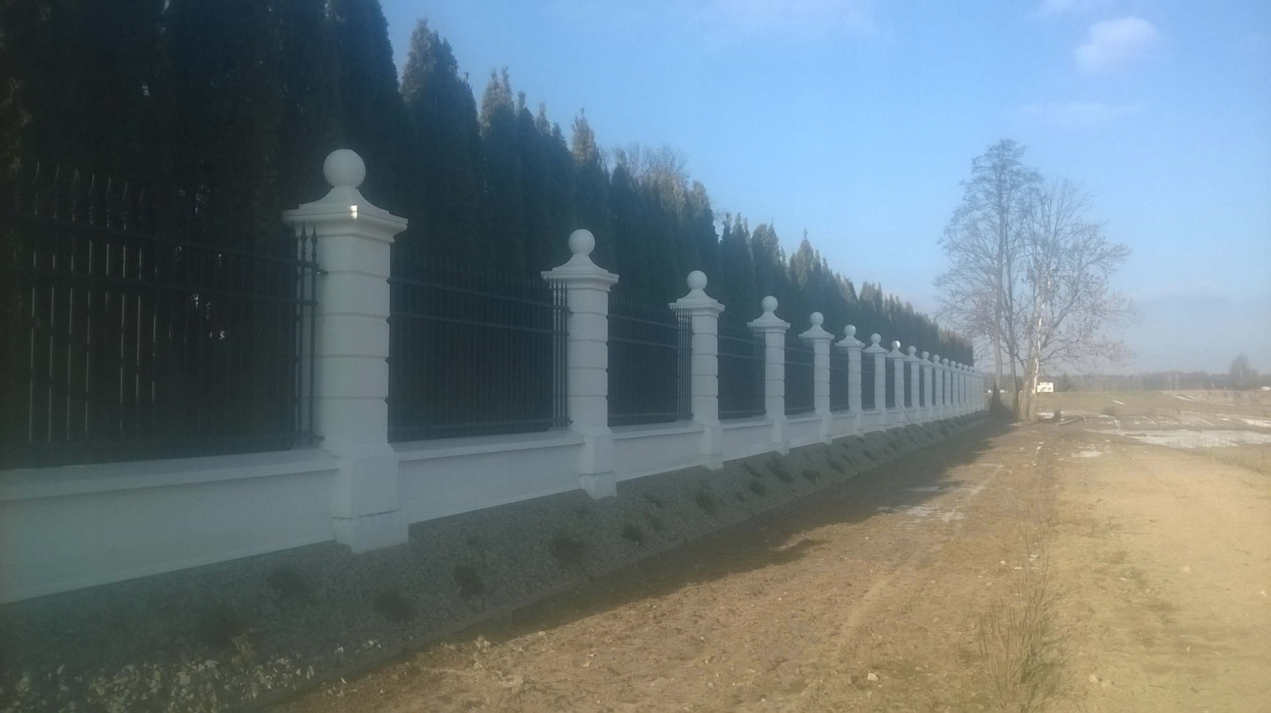 OGRODZENIA DWORKOWE,PRZĘSŁA,STYLOWE ,BETONOWE Kod producenta 7777