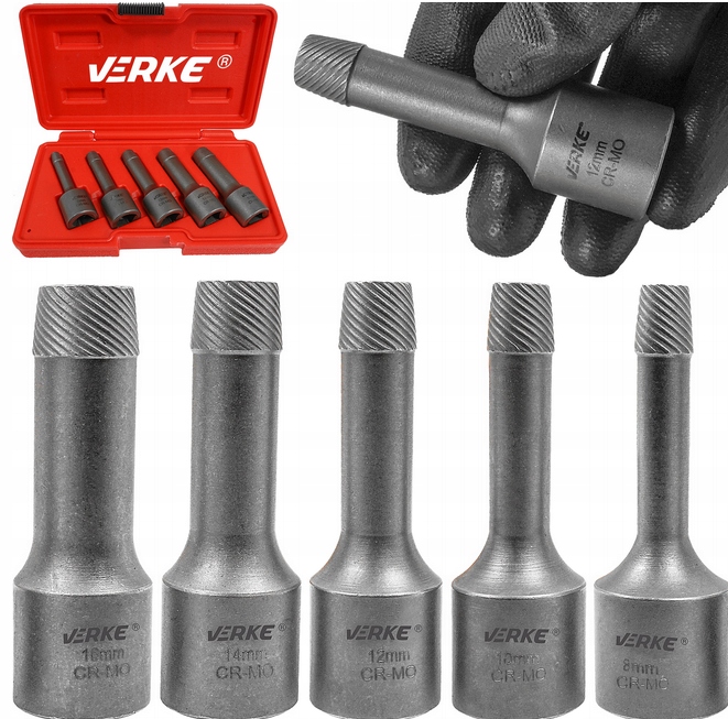 

Wykrętaki Nasadki Urwanych Zerwanych Szpilek Śrub