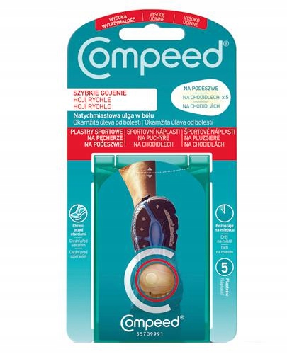 

Compeed Plastry sportowe na pęcherze na podeszwie