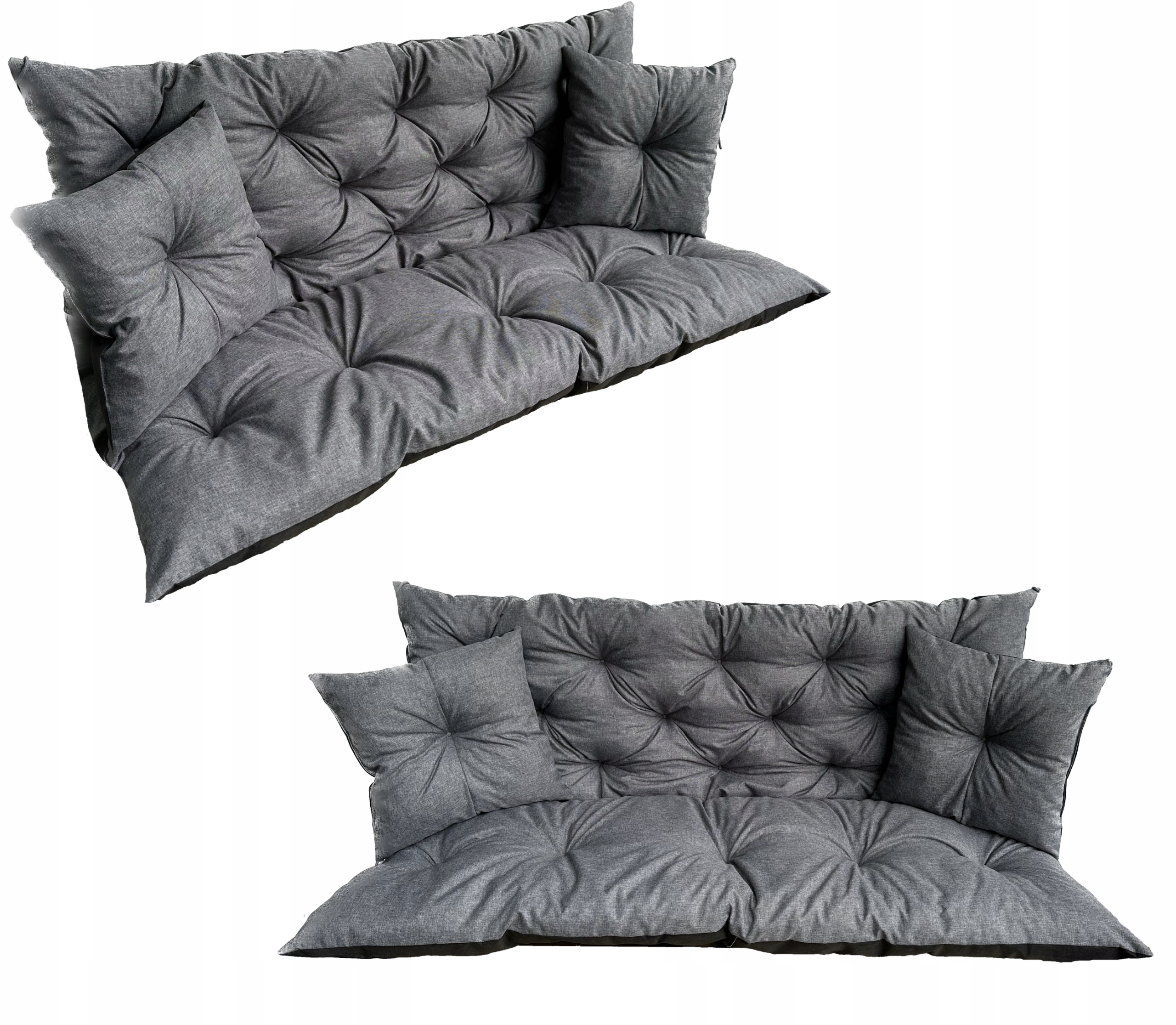 Poduszka ogrodowa na huśtawkę 180x60x50 ławke 2 poduszki 40x40 XXL