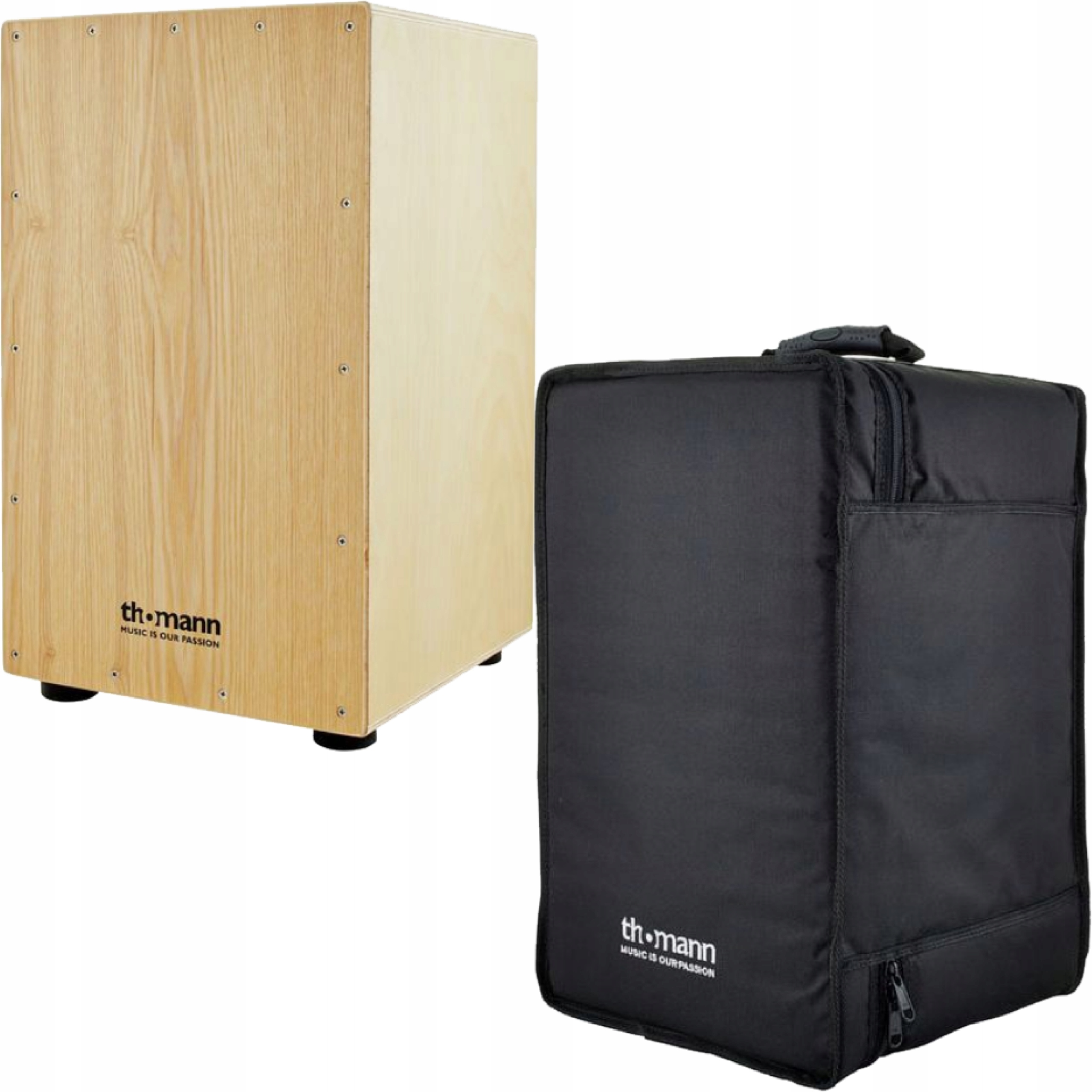 Cajon Thomann CAS-100 z werblem + pokrowiec