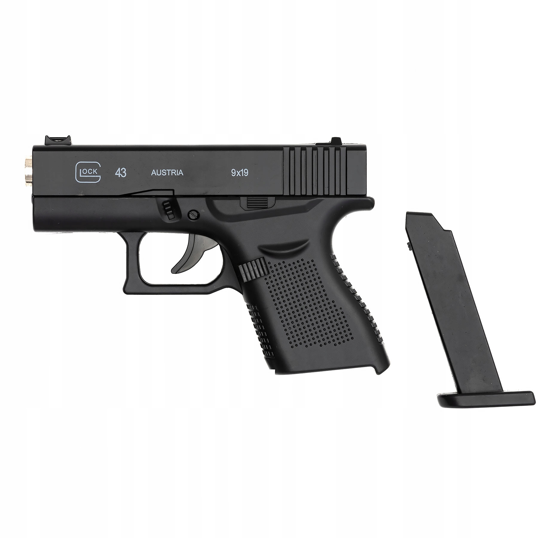 PISTOLET METALOWY NA KULKI GLOCK ASG IMITACJA BRONI NA KULKI 6MM REPLIKA Marka inna
