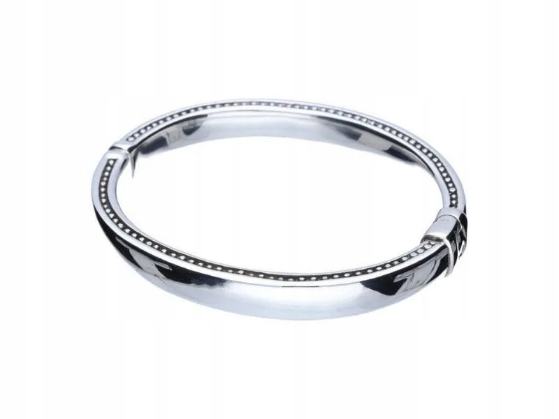 Stříbrný náramek 925 bangle hladký 13,78g efektní jako dárek