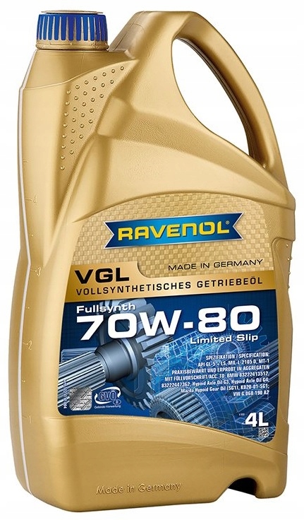 OLEJ RAVENOL 70W80 4L VGL LS / GL5+ / MI RAVENOL