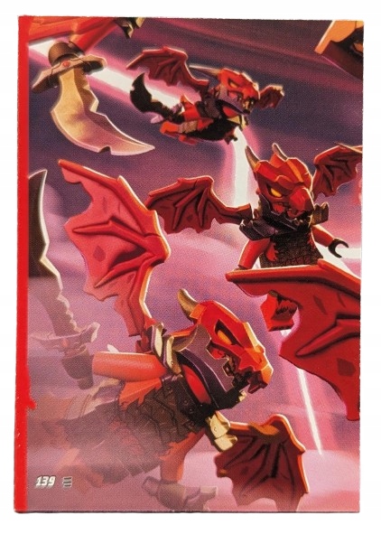 Karta Lego Ninjago (Dragon Storm) Seria 11 Puzzle Numer 139