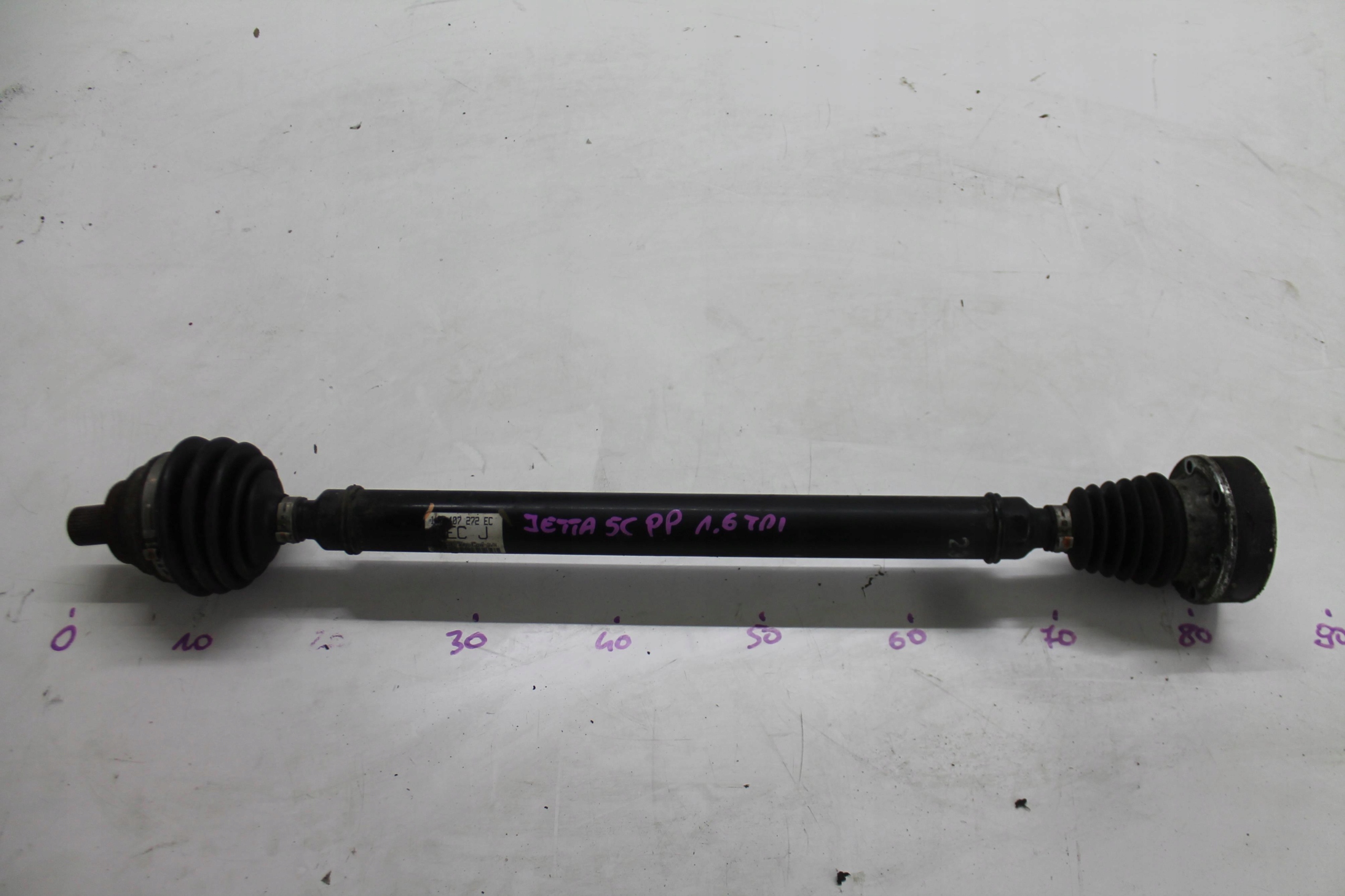 semi-axis right front front 1K0407272EC VW JETTA 5C 1.6 TDI 10-18