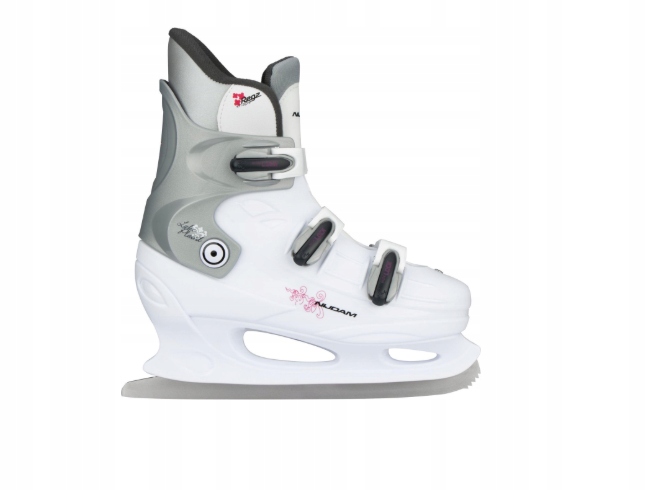 Dámské nastavitelné brusle Nijdam Figure Skate vel 42 bílo-šedé