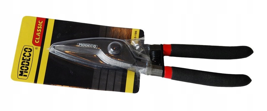 Nůžky na plech, jednoduché, saténová povrchová úprava Modeco