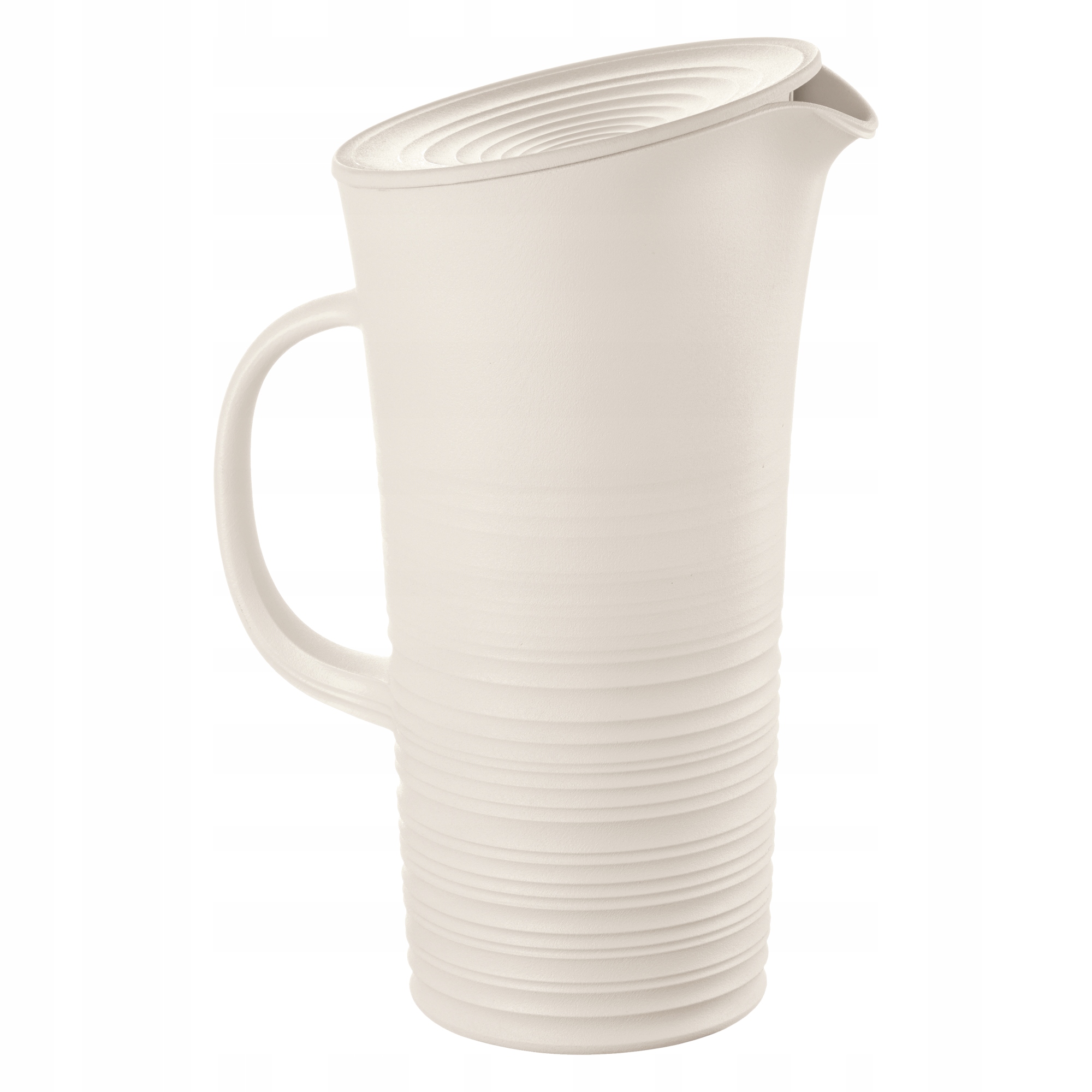 Džbán s víkem Tierra bílý