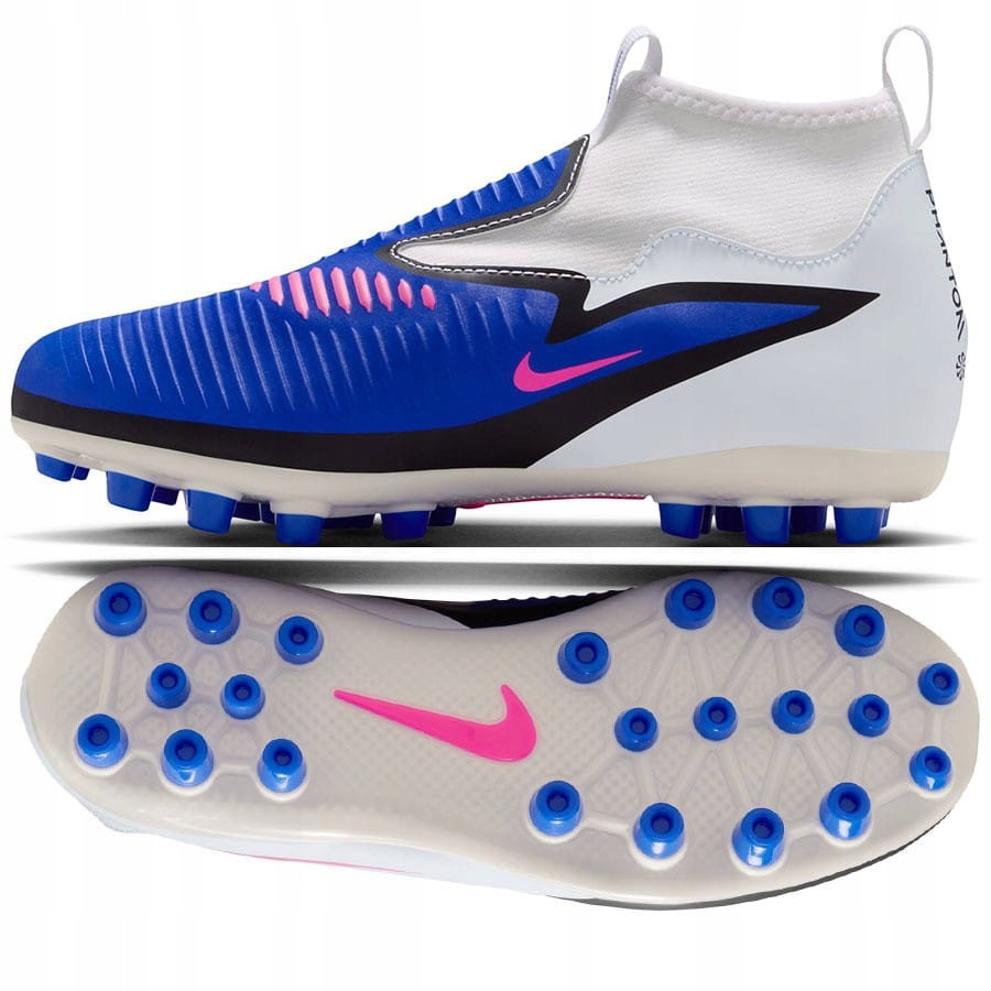 Buty Nike Phantom 6 High Academy Fg/mg HQ2042-446 33, Niebieski 33, Niebi