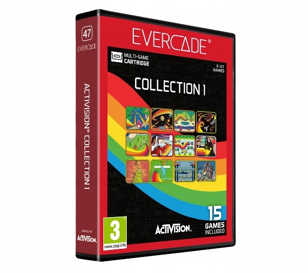 Gra Evercade Activision Collection 1 - 15 gier