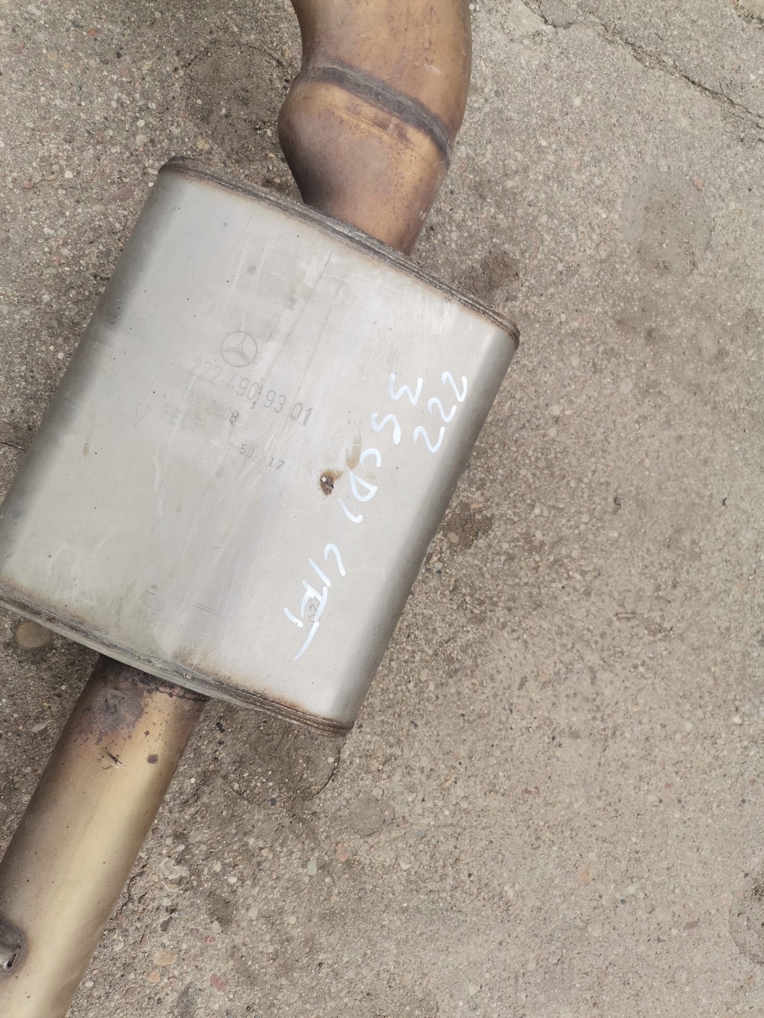 IDEALNY KPL. ÉCHAPPEMENT MERCEDES W222 3.5D LONG 1