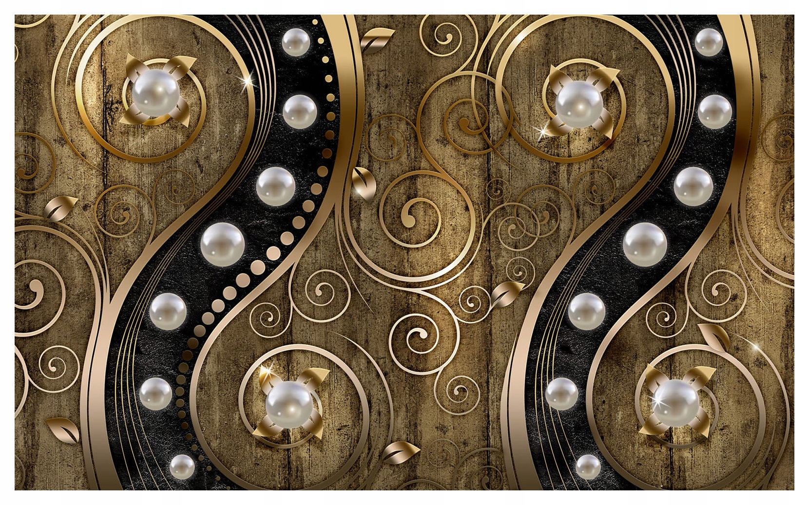 Fototapeta Zlaté závoje Abstrakce Elegance Perspektiva 200x140 lepidlo