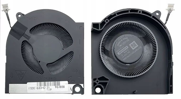 12V ventilátor Cpu Dell G16 7630 7635 EG75071S1-C270-S9A