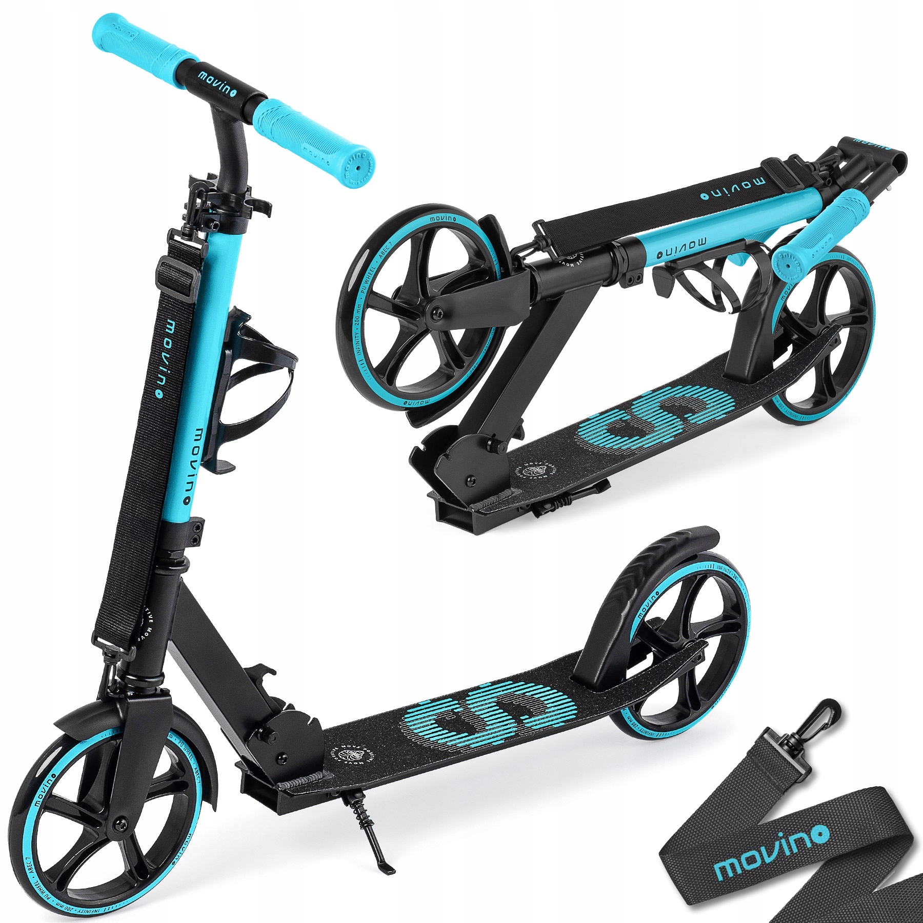 Hulajnoga miejska Movino Infinity dla dzieci składana duża