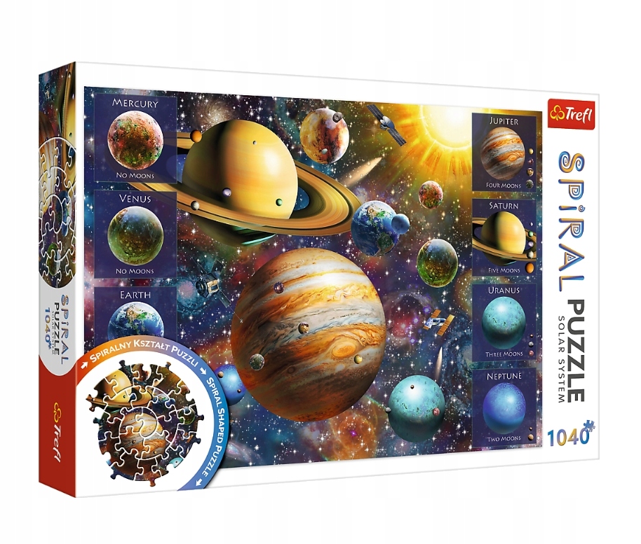 

Trefl, Puzzle Spiral 1040: Układ Słoneczny (40013)
