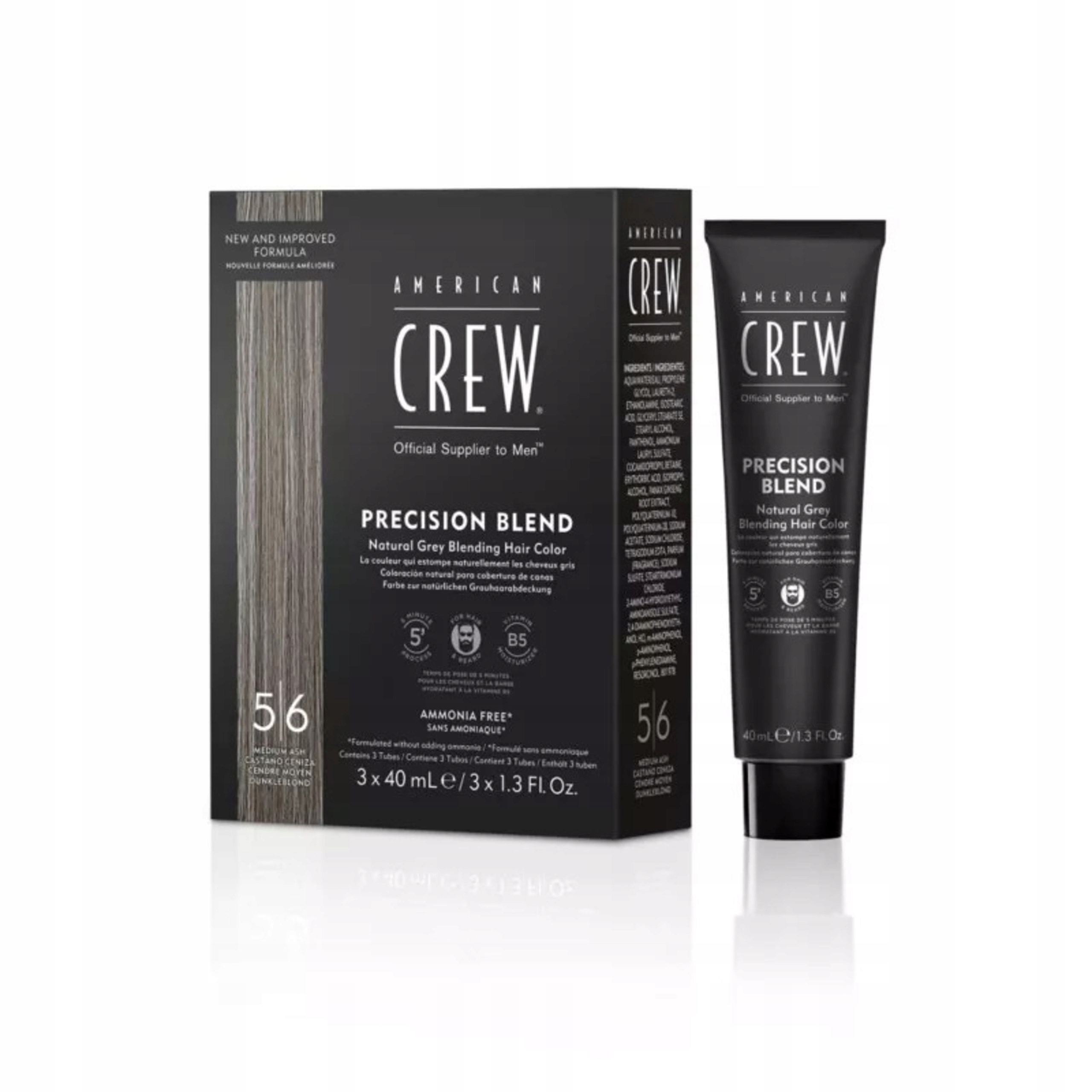 American Crew Precision Blend Odsiwiacz brąz 5-6