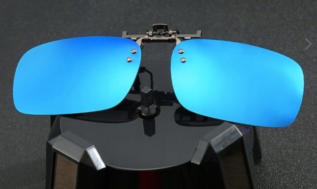 NAKŁADKI PRZECIWSŁONECZNE UCHYLNE NA OKULARY Model LOGAN