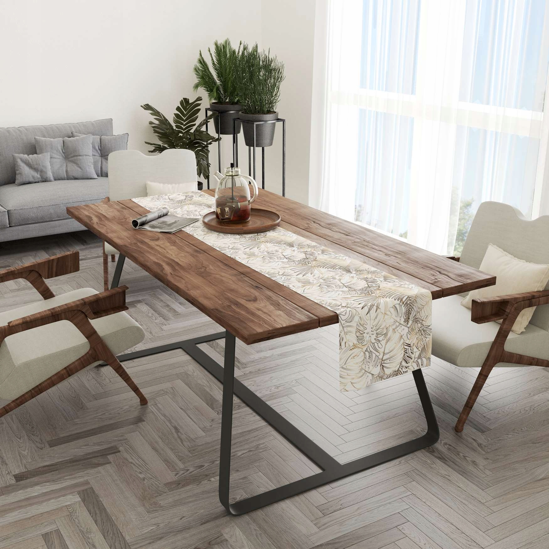 BIEŻNIK OBRUS NA STÓŁ MATOWY GŁADKI 40x180 099 Kolor wielokolorowy