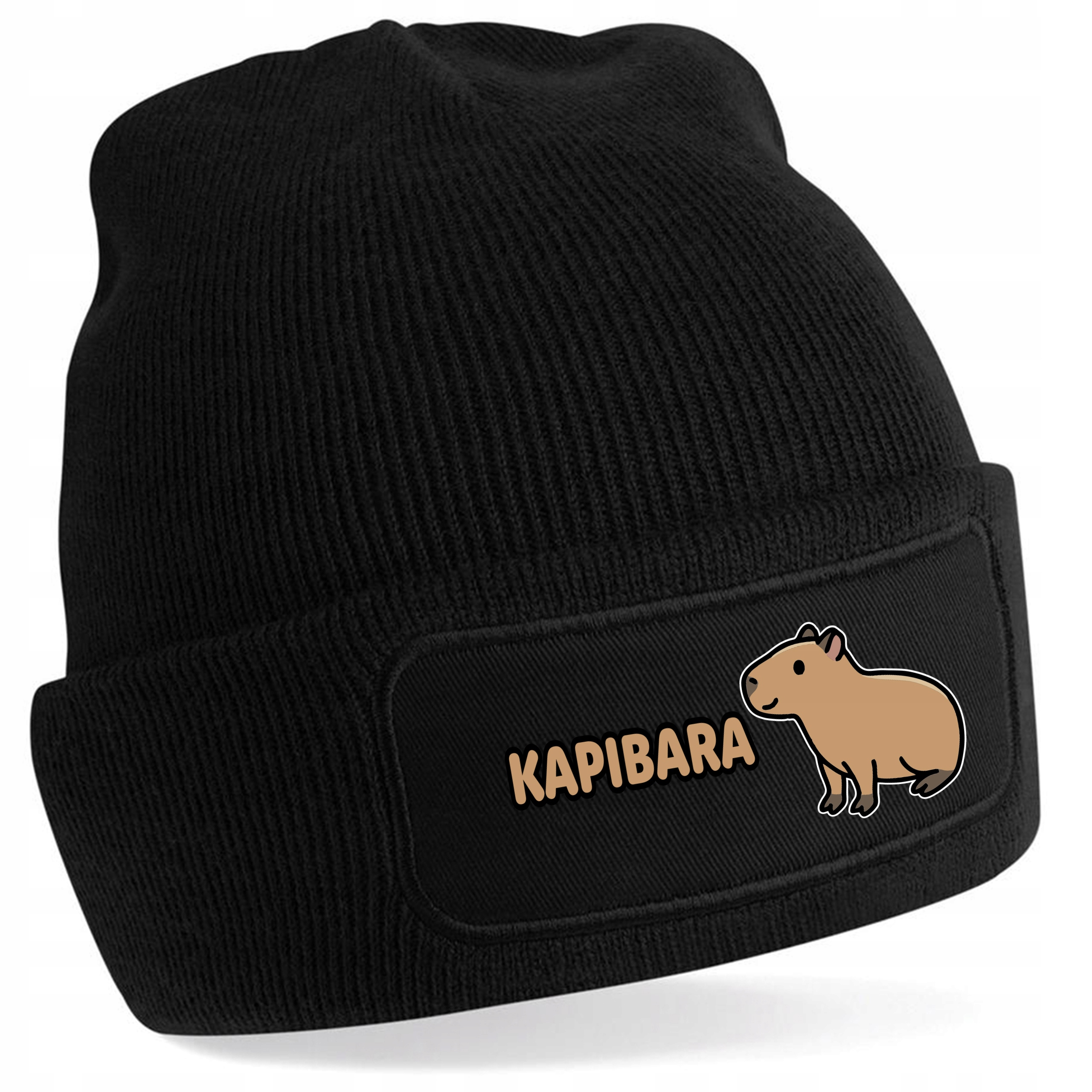 CIEPŁA CZAPKA ZIMOWA KAPIBARA CAPYBARA PREZENT