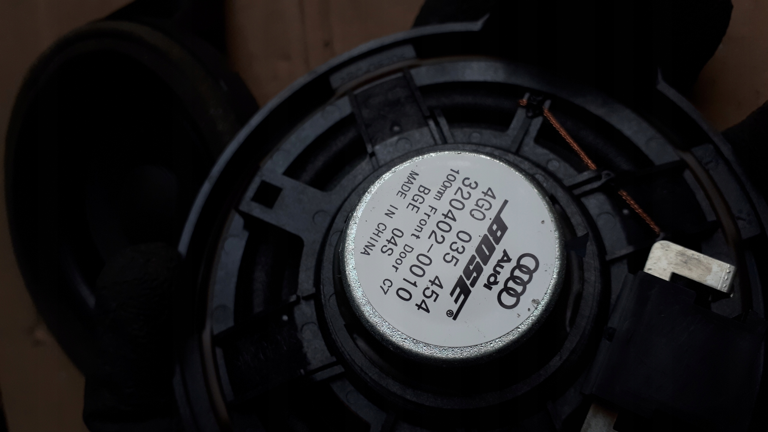 S6 C7 4G speaker BOSE door rear part 4G0035454 A7 S7