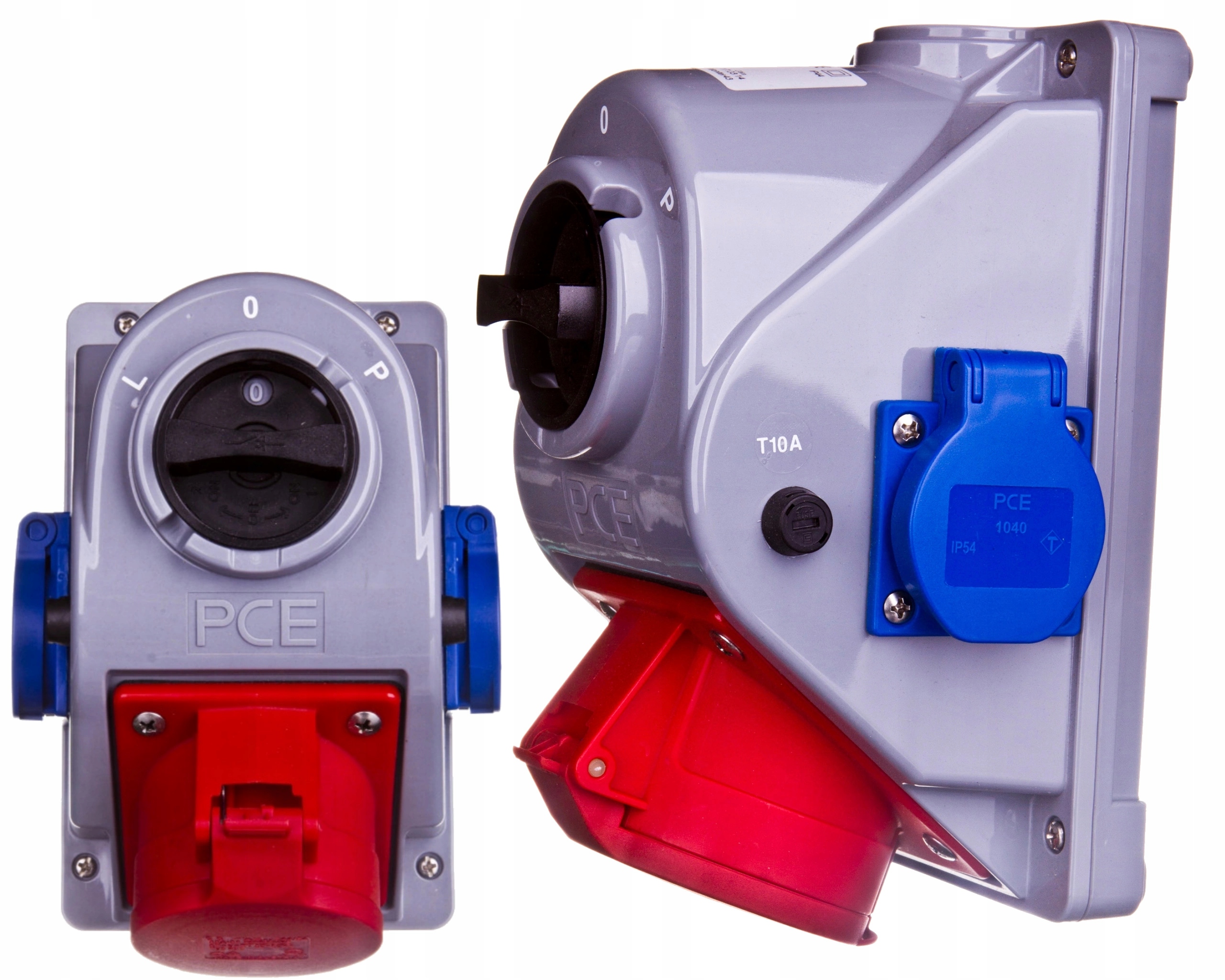 Pce Nástenná zásuvka s vypínačom 2x230 V L-0-P