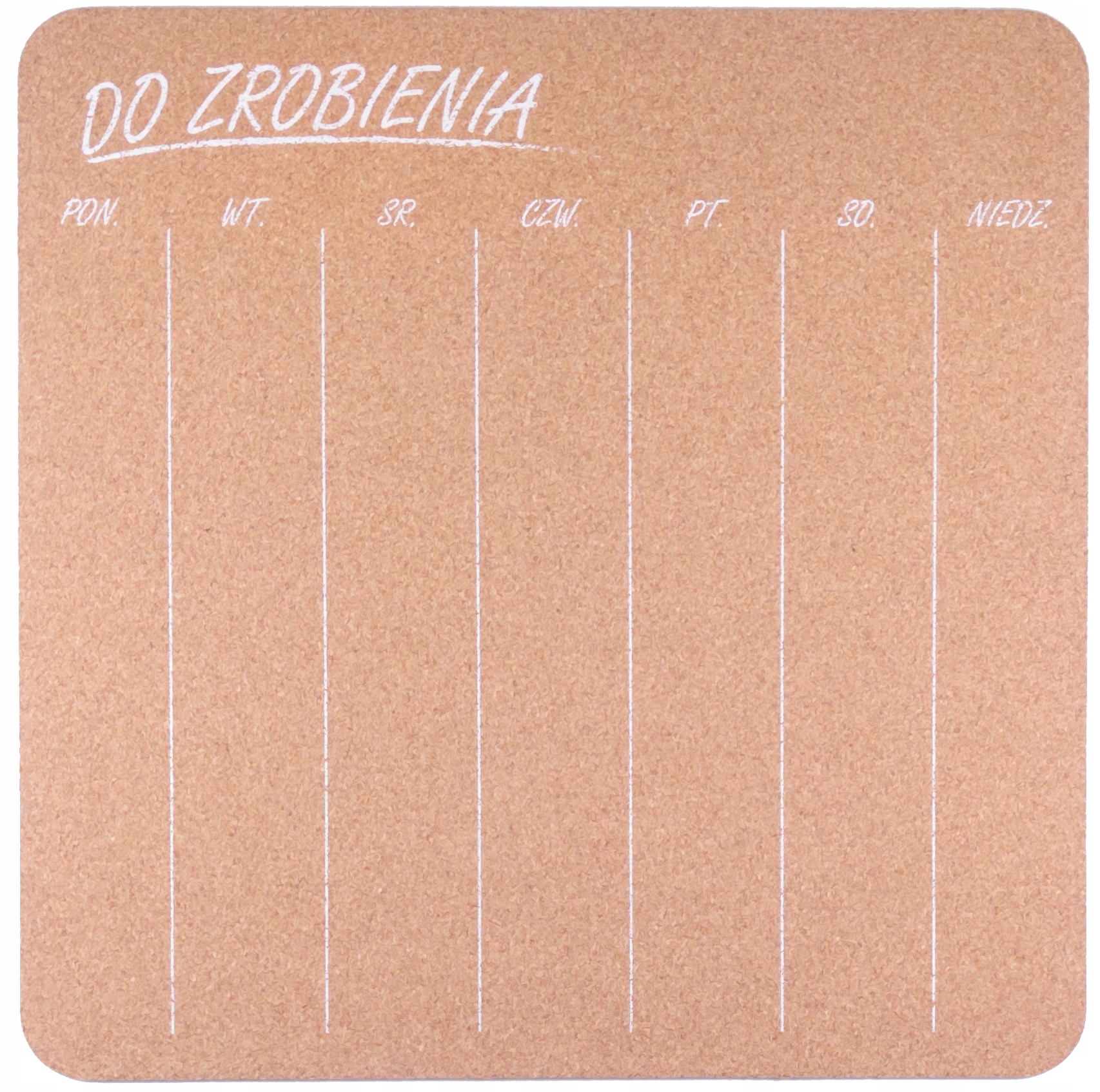 

Tablica Korkowa Samoprzylepna 48x48cm Plan Lista