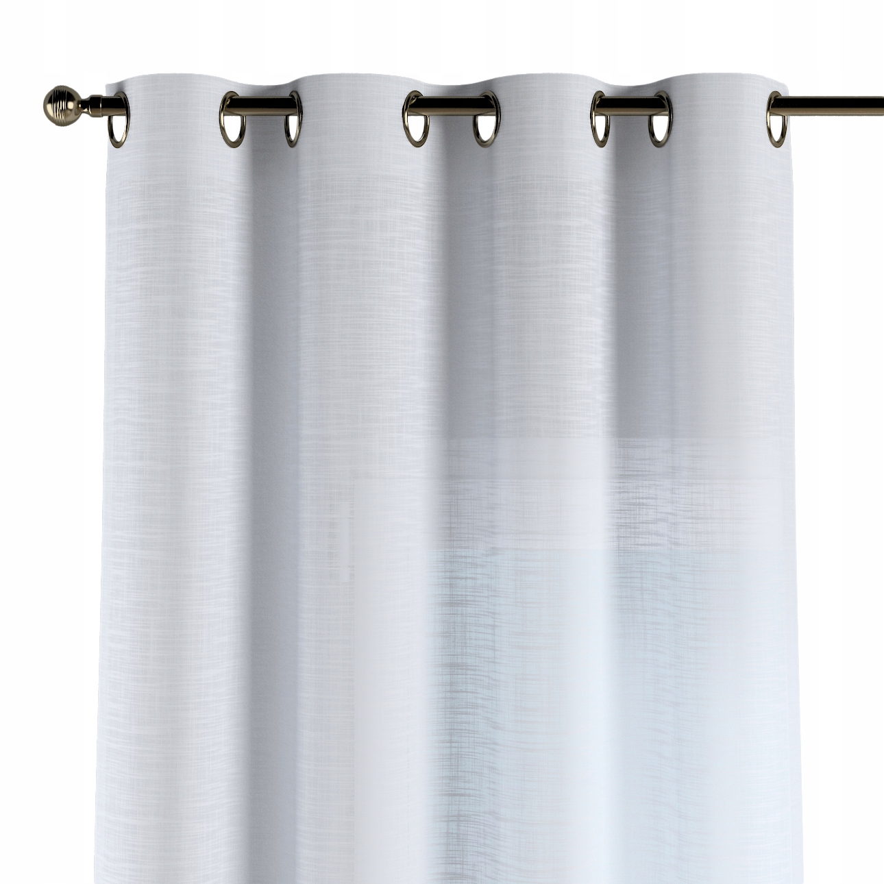 Záves na kolieskach 1 ks 140x260 cm biely