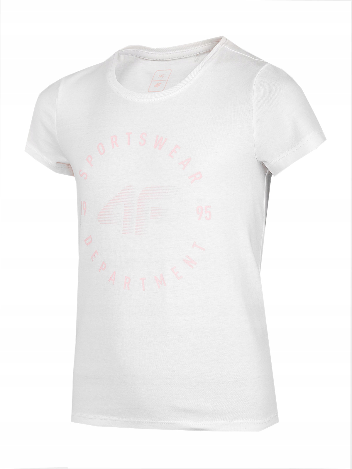 

T-shirt Koszulka Dziewczęca 4F Biała JTSD003 140
